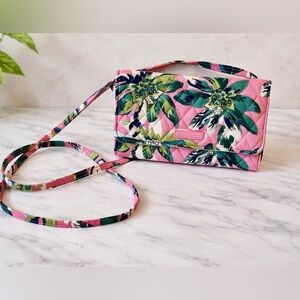 Vera Bradley Bag Multi-Purpose Wristlet Clutch  Shoulder Crossbody Floral Print